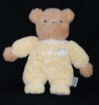 Carters JUST STAY LITTLE Yellow BEAR Lovey Rattle Toy